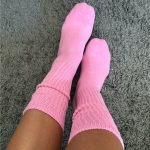 Pink Slouchy Socks 🩷